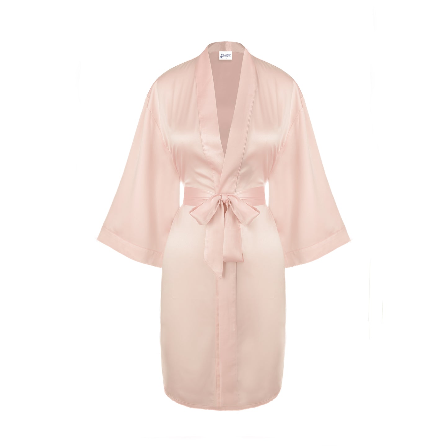 Classic Satin Robe - Dusty Rose