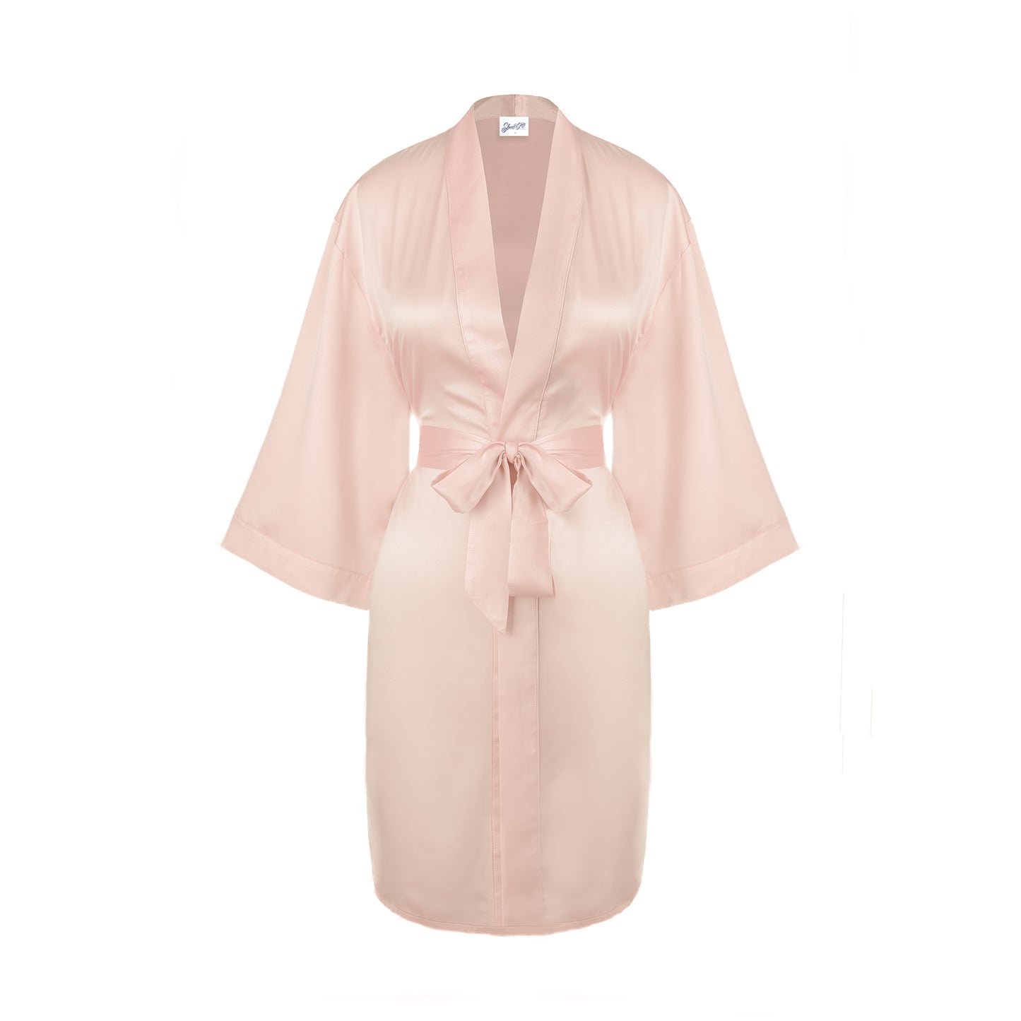 Classic Satin Robe - Dusty Rose