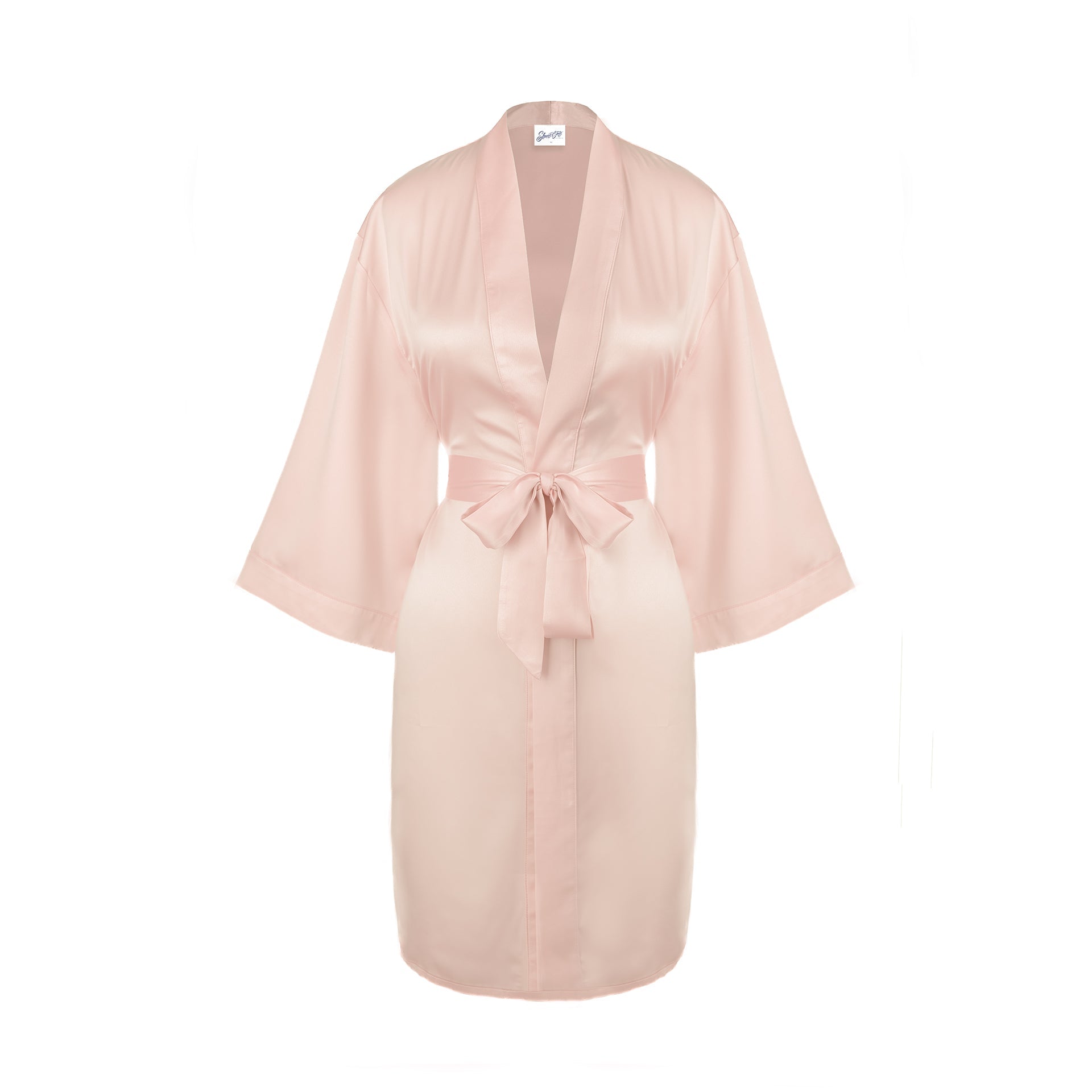 Classic Satin Robe - Dusty Rose - Sleeping Booty