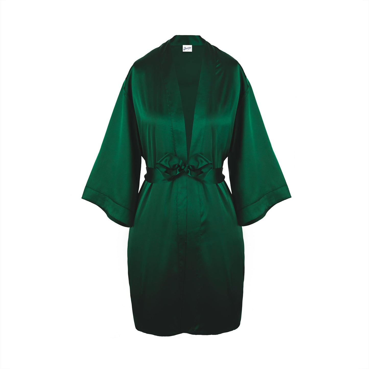 Classic Satin Robe - Emerald - Sleeping Booty