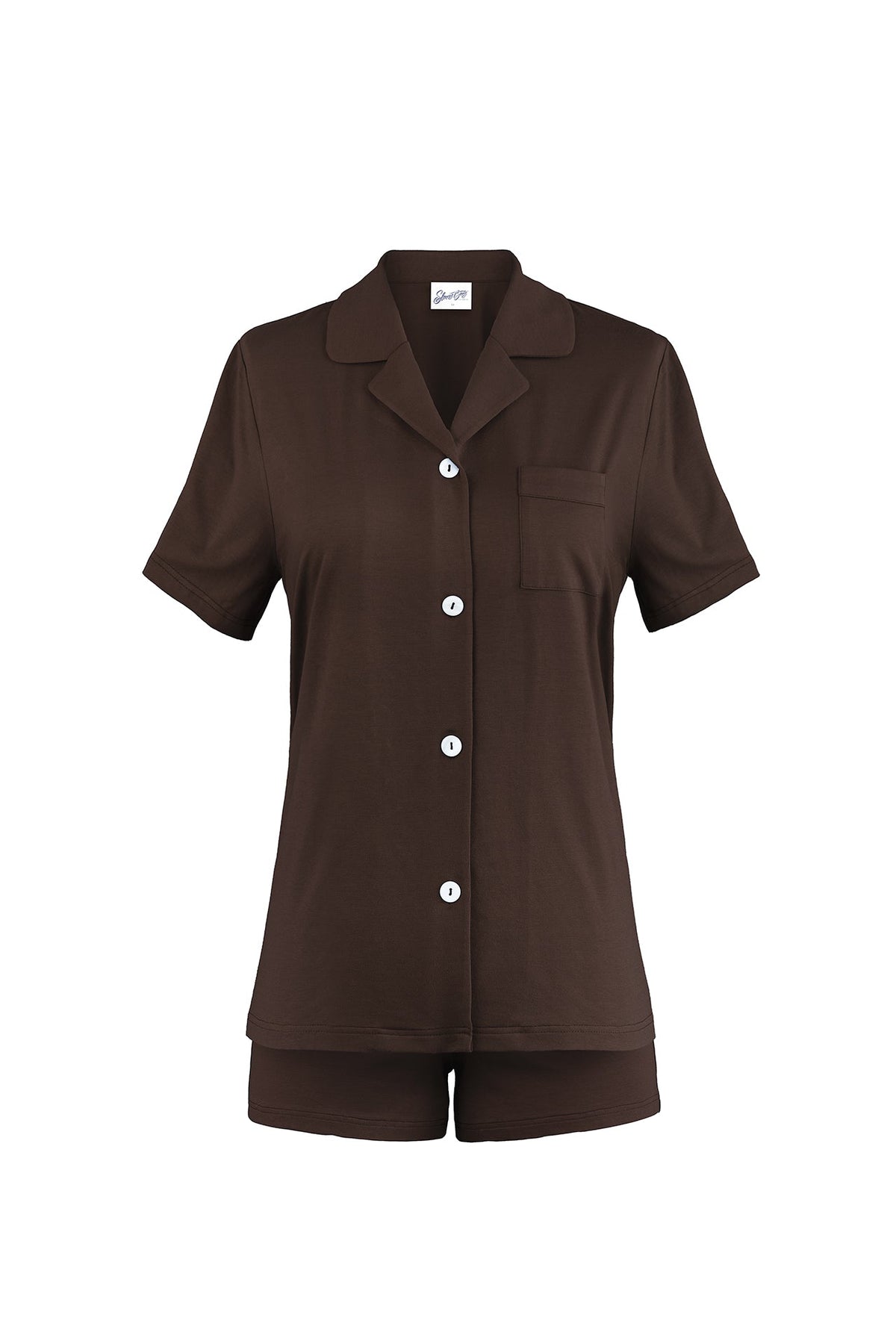 Comfort PJ Set - Cocoa Brown - Sleeping Booty