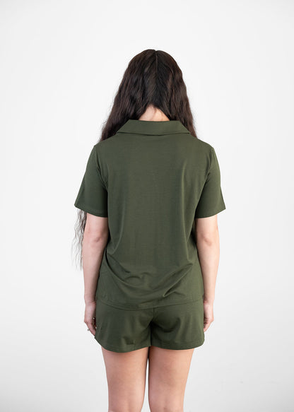 Comfort PJ Set - Earth Green - Sleeping Booty
