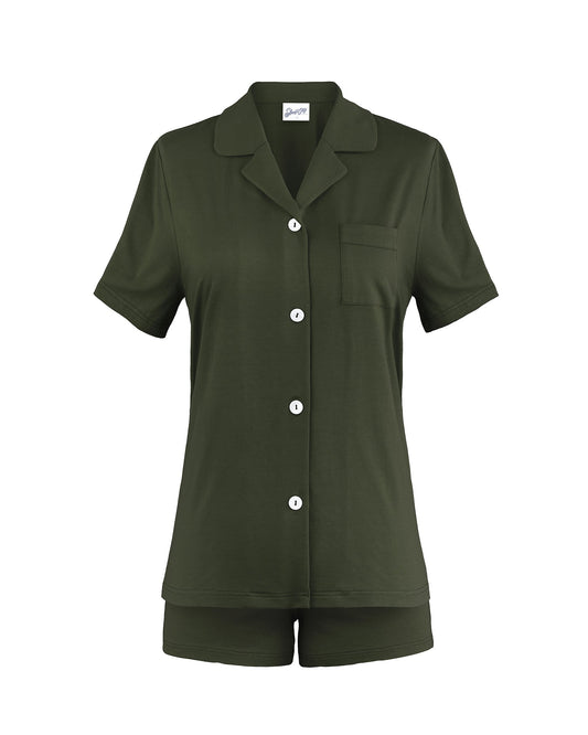 Comfort PJ Set - Earth Green - Sleeping Booty