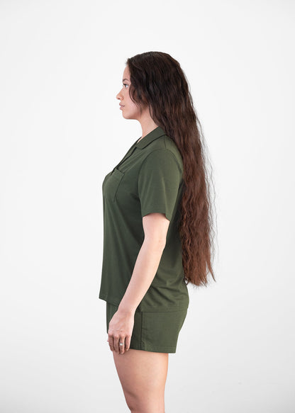 Comfort PJ Set - Earth Green - Sleeping Booty