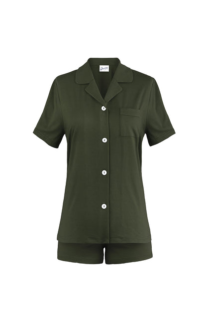 Comfort PJ Set - Earth Green - Sleeping Booty
