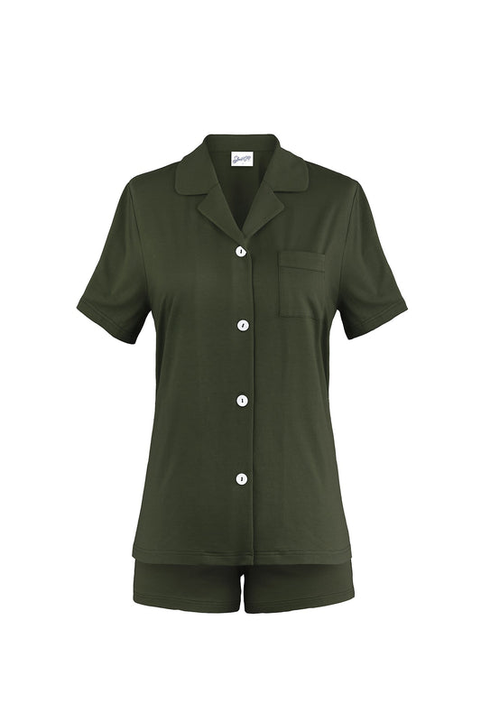 Comfort PJ Set - Earth Green - Sleeping Booty