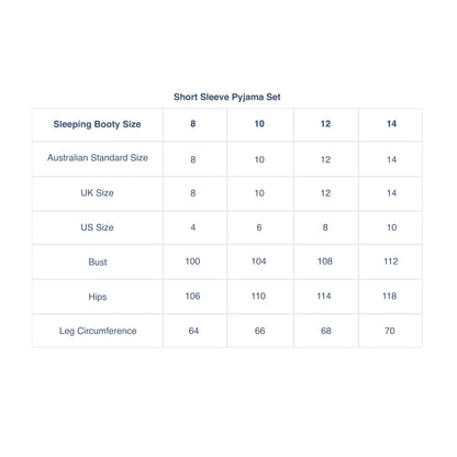 Indigo Pyjama Set - Sleeping Booty