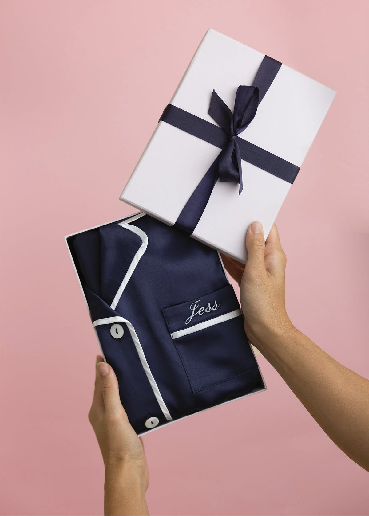 Navy Pyjama Set - Sleeping Booty